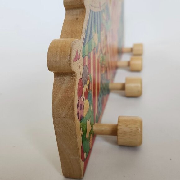 ADORABLE Circus Themed Clothing Hook Coat rack Leash hook Keys - Picture 4 of 5